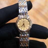 Omega Omega Omega Saucer Flying Series 18K Gold Quartz Watch Ladies 4370.100