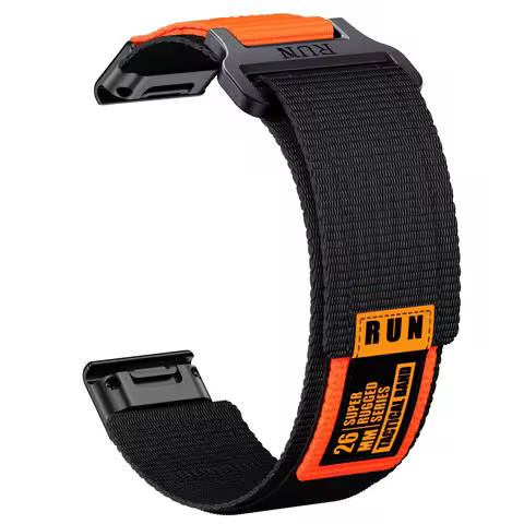 22 Nylon Loop Strap For Garmin 5Plus 6Pro 7Pro 26mm Easy Fit Wristband Watch Band Fenix7XPro 5XPlus 