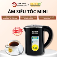 Bennix Mini Kettle BN-006EK – Boils Fast, Retains Heat Well, Genuine, Inside is 304 Stainless Steel.