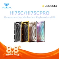 AULA LEOBOG Hi75C PRO Customized Mechanical Keyboard 81 Keys 2.4G/Bluetooth/Wired RGB Aluminum Alloy
