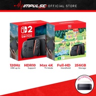 [READY STOCK] Nintendo Switch2 Switch 2 Console (4K, FHD, HDR10, 256GB, 120Hz, GameChat) * FREE Temp