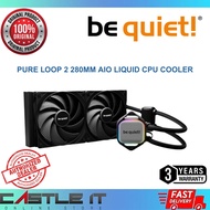 BE QUIET Pure Loop 2 280mm AIO Liquid CPU Cooler BW018 ARGB Dual Fan 220W TDP Intel AMD BQ-BW018