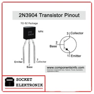 NPN Low Power Transistor 2N-3904 2N3904 TO-92 0.2A