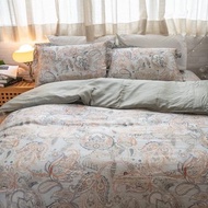 綠漾 100%天絲 薄床包兩用被組(60支)