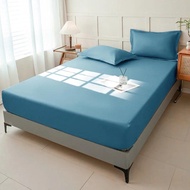 Waterproof Fitted Bed Sheet With 360 Elastic Band Mattress protector Cover Bedspreads for Single Dou