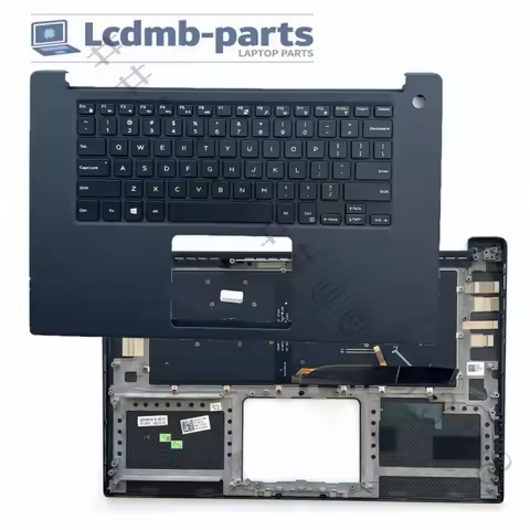 AZ+New Backlit Keyboard Palmrest Touchpad 0JG1FC For Dell XPS 15 9570 7590 Precision 5530 5540 Noteb