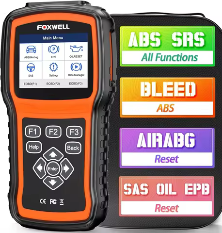FOXWELL NT630 Plus Bidirectional SRS ABS Bleeding Oil Diagnostic OBD2 Scanner Engine OIL Reset Code 