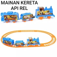 Toy train rail set/train set