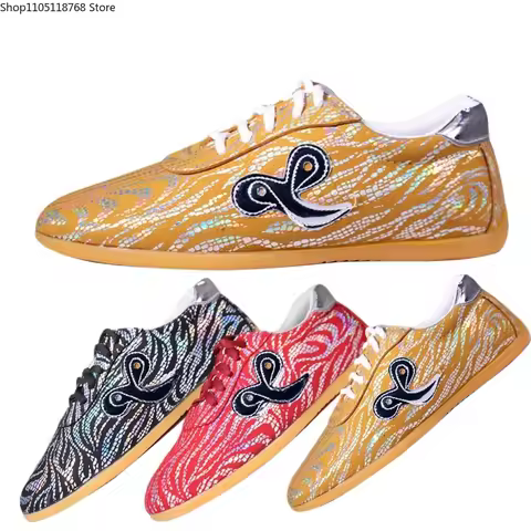 Martial Arts Shoe Wushu Performance Tai Chi Shoe Designer Chinese Traditional Kung Fu Training Shoe 