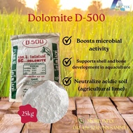 25KG Dolomite D-500 Kapur Pertanian & Perikanan / Baja Subur / Perawat pH tanah