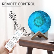 Moon Lamp Quran Speaker Table Lamp  Bluetooth Speaker Remote Control