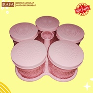RAFA | Premium Thick Acrylic Mica Viola Pastel Ruby Jar