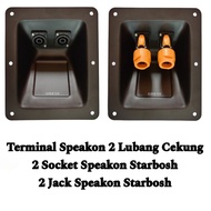 Terminal Package 2-Hole ConcaveSPEAKON + 2 Sockets StarboshSPEAKON + 2 Jacks StarboshSPEAKON