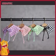 UXOUYIC Checkered Cloak, Macaron Outfit 10~15cm Doll Clothes,  Cotton Stuffed Doll Checkered 15cm Co