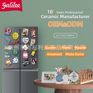 Italian Ceramic Coaster，Bohemian Style Ceramic Heat Insulation Mat，Waterproof and Absorbent Ceramic 