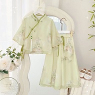 [YIyaya] Ready Stock [2301 Person Collection] 2025 New Style Girl Hanfu Suit!Pink Fairy Circle Pink 