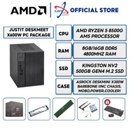 Just It Desk Meet X600W Mini PC Package (5 8500G & 8600G & 7 8700G/8GB & 16GB)