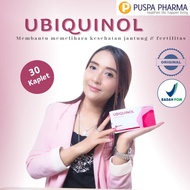 Ubiquinol Box 30's Kapsul Puspa / Coenzyme Q10 / Memelihara Kesehatan Jantung & Fertilitas / Vitamin