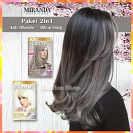 Miranda Cat Rambut Permanen Paket Cat Rambut 2in1 Warna Cat Rambut Semir Rambut Tahan Lama Warna Ram