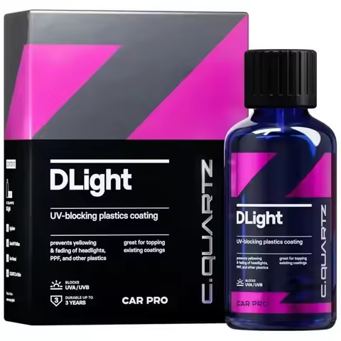 For Car Pro CQUARTZ DLight UV Ceramic Headlight Coating Long-Lasting Protection Coating for Car Care