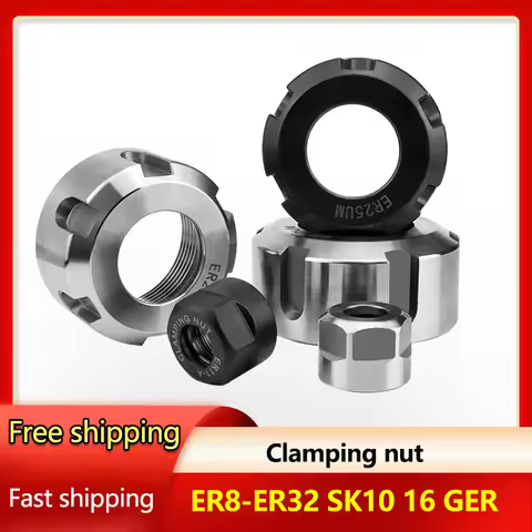 Clamping nut ER11 ER16 ER20 ER25 ER32 ER40 M UM MS Type Nut SK10 SK16 GER11 GER16 Tool Holder CNC Ma