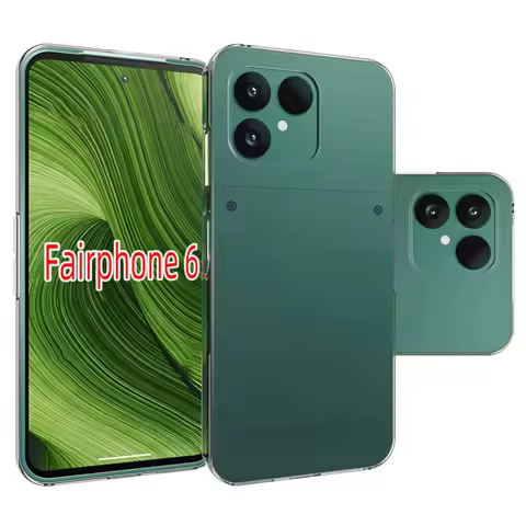 Fair Phone 6 Fairphone6 Case Ultra Thin Clear Silicone TPU Back Cover Soft Matte Phone Case for Fair
