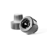 Chrome Universal  Wheel Rivets Nuts For BBS RS Rim Lip Decoration Replacement Rivets 6.2mm Hold Size