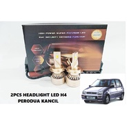 ☆LED☆ 2PCS Mentol Lampu Hadapan LED 3 Warna (H4) Untuk Perodua Kancil/LED HEADLIGHT BULB (3 COLOR)