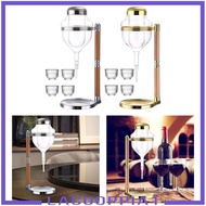 [Lacooppia1] Japanese Cold Sake Decanter with Cups Cold Sake Chilled Server for Party Bar