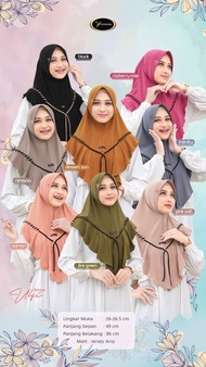 Yessana Hijab Terbaru Bergo Ulfi Jersey Premium COD ✔️