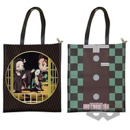 全新日本toreba直送景品 FuRyu 鬼滅之刃週邊 實用 鬼滅之刃手提袋/鬼滅之刃拉鍊袋 40cm*34cm （鬼殺隊款）