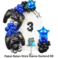 Stick Game GARLAND Balloon Package 88SP/ Stick Game Birthday Decoration