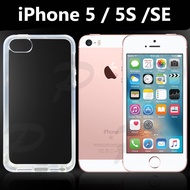 เคสใส เคสสีดำ กันกระแทก ไอโฟน5 / ไอโฟน5เอส / ไอโฟน เอสอี รุ่นหลังนิ่ม  Case tpu For  iPhone 5 / iPhone 5s / iPhone SE Tpu Soft Case (4.0)