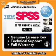 【Lifetime 】IBM SPSS Statistics 29/30/31 | Genuine License | 12-Year Activation | Win & Mac