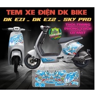 Sky pro electric car sticker - sky lightex - dk bike - ez2. super cool sonic stamp model