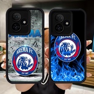 Q81 Arema FC soft Casing for Realme C63 C55 C67 Narzo 50A Prime GT 6 C51 C53 Note 50 C31 C35 60 C33 