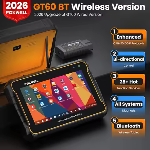 OBD2 Bluetooth Automotivo Scanner FOXWELL All System 24 Reset Bidirectional Control Professional OBD