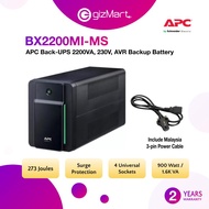 APC BX2200MI-MS Back-ups 2200VA, 230V, AVR, 4 Universal Socket Backup Battery