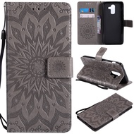 Ốp cho Samsung Galaxy A6 A7 A8 A9 J4 J6 J8 J2 Pro 2018 / A6 A8 J4 J6 plus 2018 cánh hoa Ví da từ tín