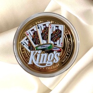 Kings Poker Card Guard Protector Token Coin with Plastic Case