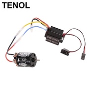 TENOL RC Brushed 540 Motor & Brushed ESC Speed Controller for Axial SCX10 D90