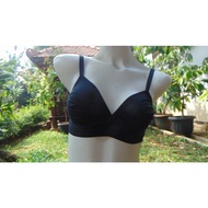 KATUN BONPRIX NON-PAD MINIMIZER COTTON WIREFREE BRA SIZE 34A (A75) 34B (B75) - COOL SPANDEX COTTON M