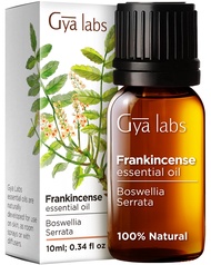 Gya Labs Frankincense Essential Oil for Youthful Skin (10ml) - Pure, Therapeutic Grade Frankincense Oil - Perfect for Aromatherapy, Mature Skin, Stress &amp; Irritations - Use in Diffuser or on Skin