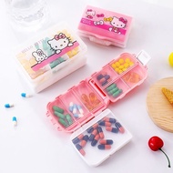 Medicine box Pill box Pill box Portable Portable Small Size Mini One Week 7 Days Packing Large Capacity Cartoon Cute Pill Sealed Small Medicine box 5/21