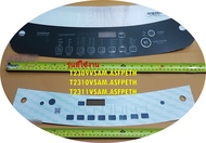 LG สติ๊กเกอร์ปุ่มกดเครื่องซักผ้าแอลจี/MGJ66001227/แทน/MGJ67488601/PlateControl/LG/หลายรุ่น  ใช้ได้กั