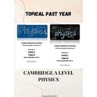 Cambridge A Level AS Physics Self Made Topical Past Paper 1 and 2 PDF(2002-MJ2023) Latest version