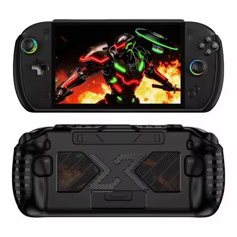 TPU Handheld Game Console Case Shockproof Anti Slip Protective Cover Ergonomic Soft Host Shell for O
