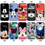 Transparent Case For iPhone 7 8 Plus 11 Pro Max MZD43 Cartoon Mickey Mouse