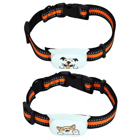 GPS Tracker Collar Bluetooth-Compatible Pet Tracking Smart Collar Waterproof GPS Location & Smart Ac