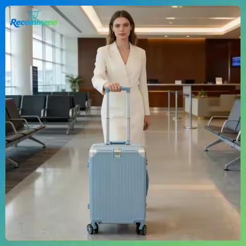 20 Inch Carry On Luggage 22x14x9 Inches Airline Approved, Hard Shell Suitcase, 360° Silent Spinner W
